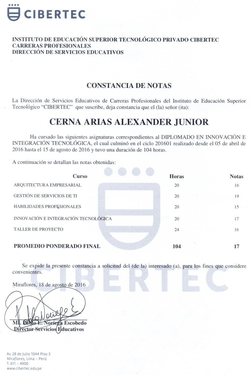 Certificado 2